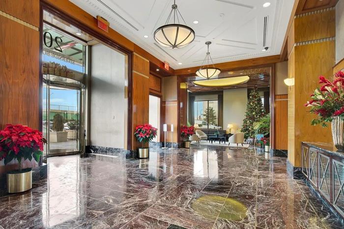 200 Riverside Boulevard, Unit 5L Manhattan, NY 10069 - Photo 9 of 13 a view of a dining room with balcony