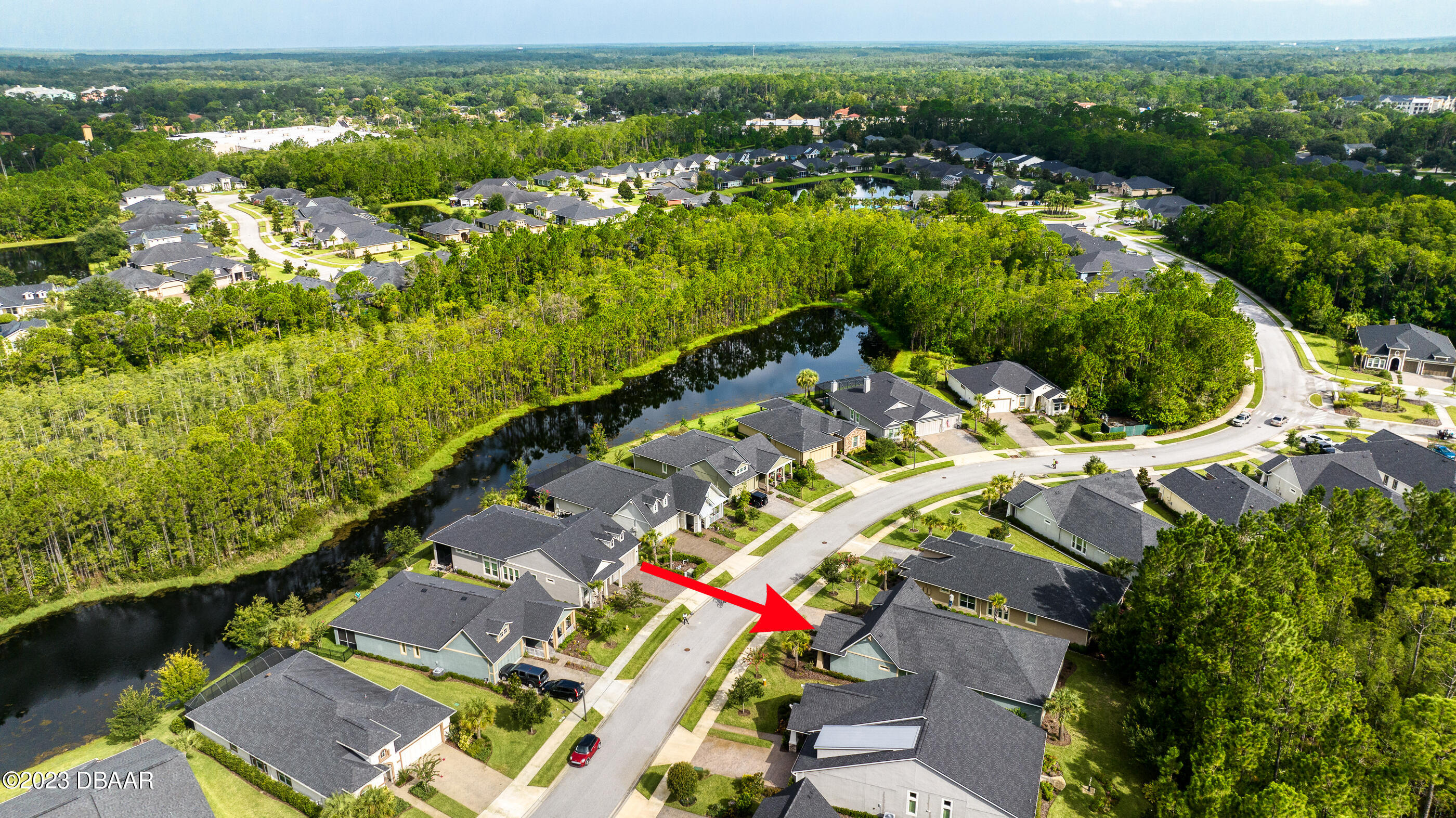 361 Nottinghill Street Ormond Beach, FL 32174 - Photo 33 of 38 Drone_361NottinghillStreet-6_arrow