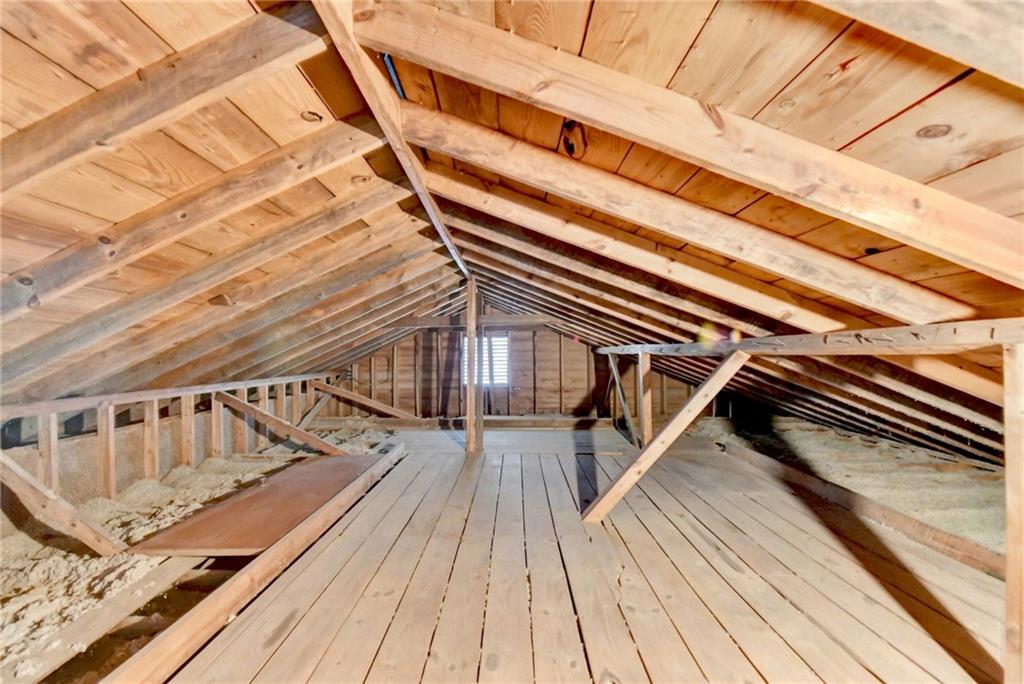 2805 Homeland Drive Atlanta, GA 30360 - Photo 28 of 74 a view of balcony with wooden floor and stairs