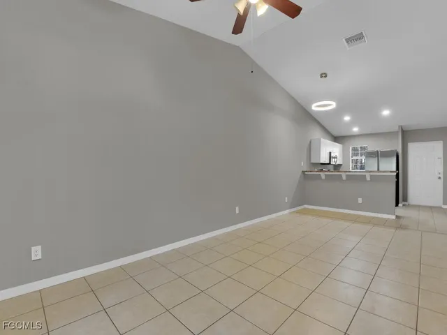 a view of kitchen and window