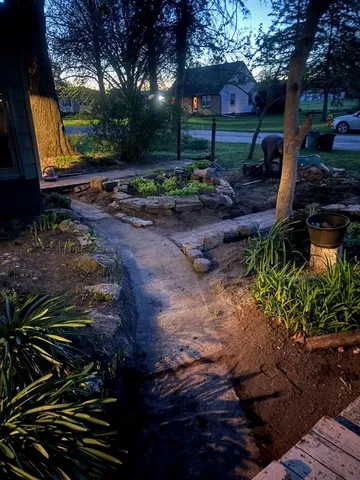 a view of a small space