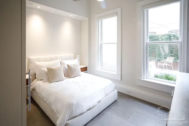 a view of backyard with furniture