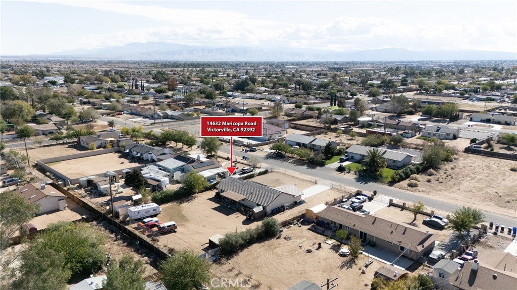 14632 Maricopa Road Victorville, CA 92392 - Photo 35 of 43 an aerial view of a city with lots of residential buildings