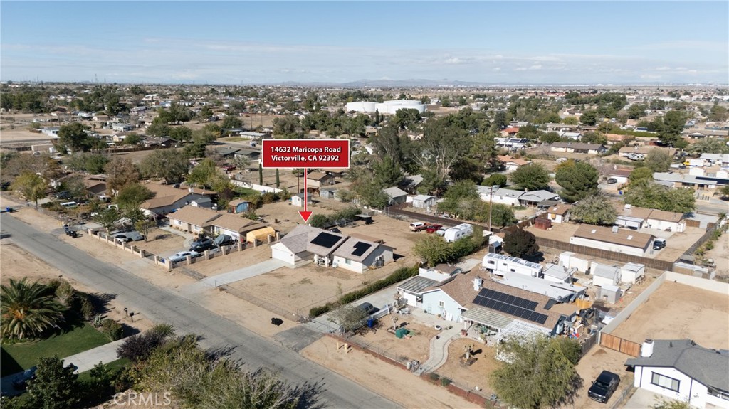 14632 Maricopa Road Victorville, CA 92392 - Photo 39 of 43 an aerial view of residential houses with city view