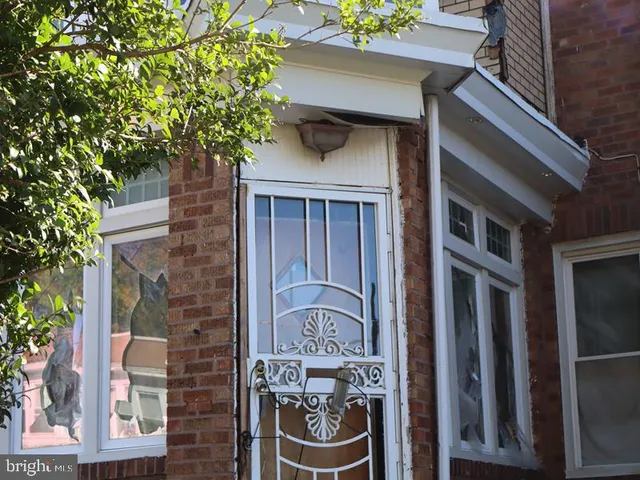 a front view of a house with entryway