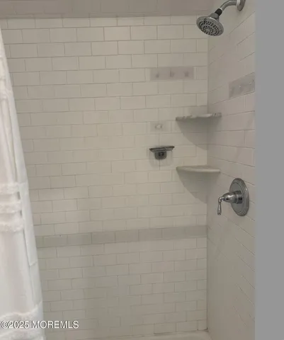 a close view of a shower