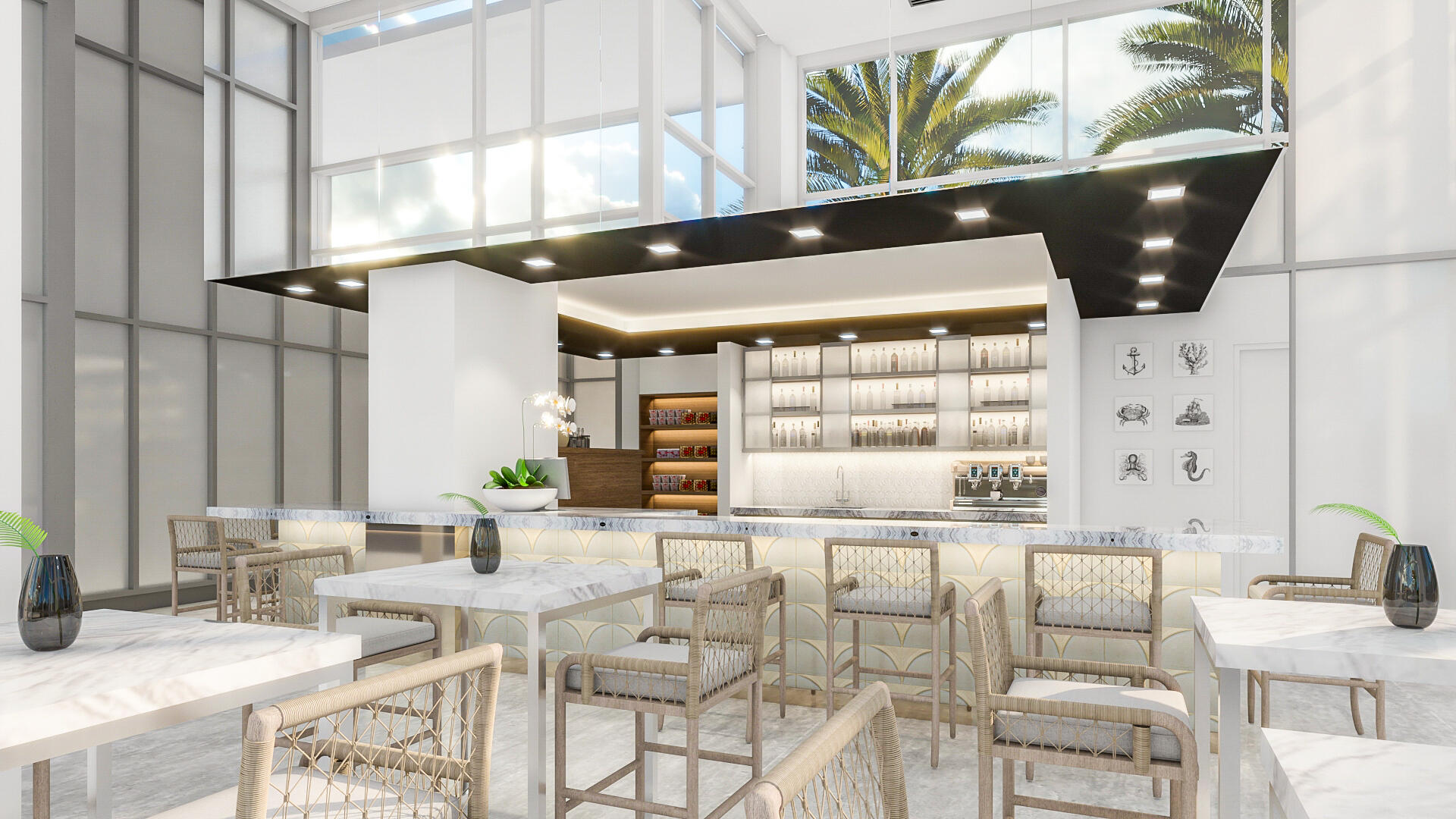 220 Lake Shore Drive, Unit 1910 Lake Park, FL 33403 - Photo 16 of 45 a living room with furniture and a large window