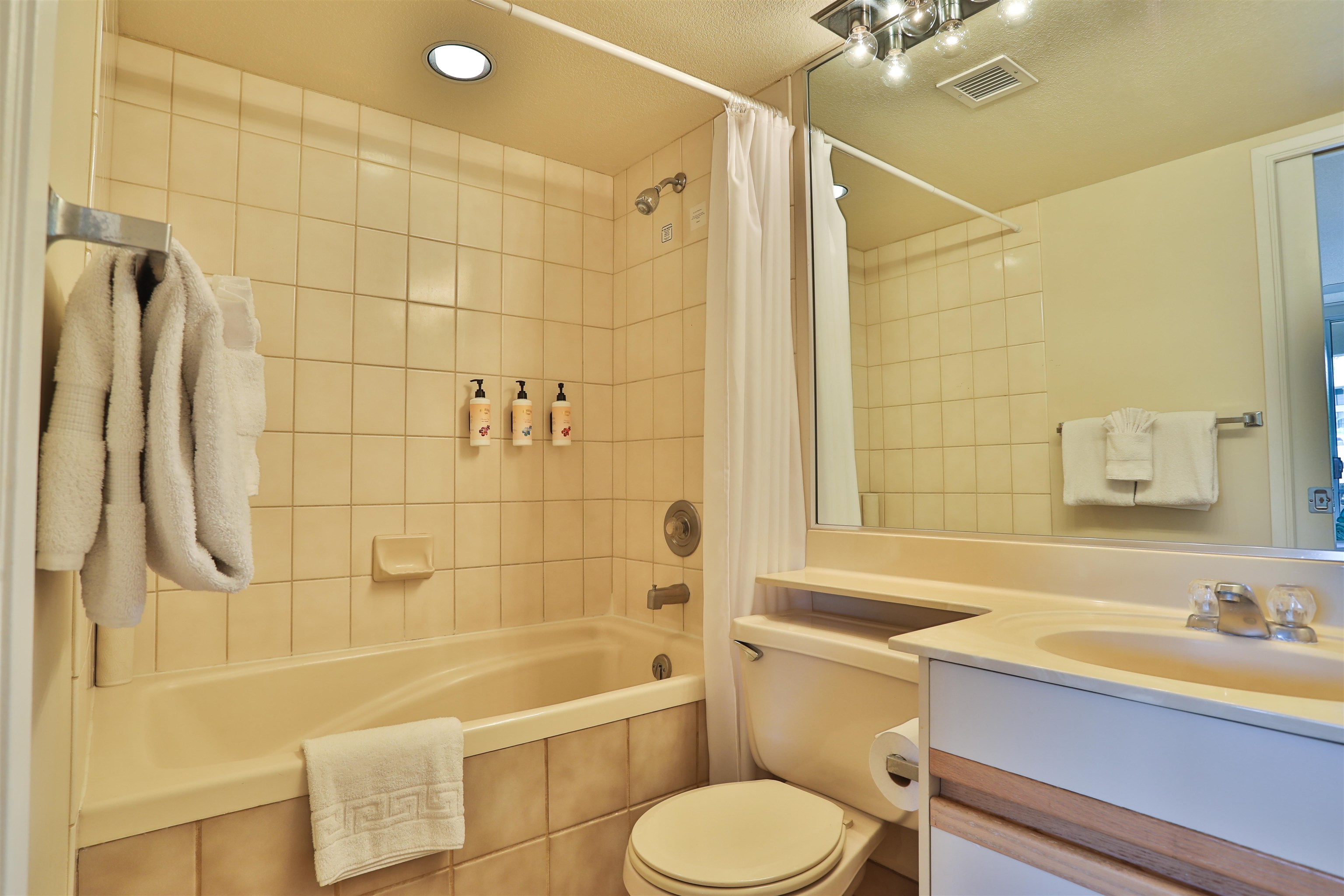 2575 South Kihei Road, Unit G306 Kihei, HI 96753 - Photo 9 of 18 a bathroom with a sink mirror toilet and bathtub
