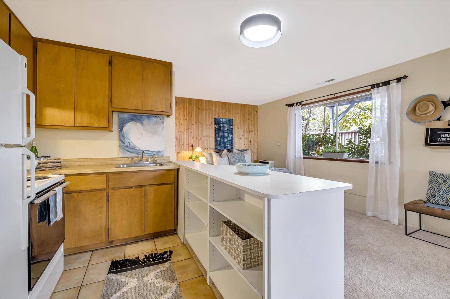 722 Seacliff Drive Aptos, CA 95003 - Photo 40 of 51 a kitchen with a sink stove and cabinets