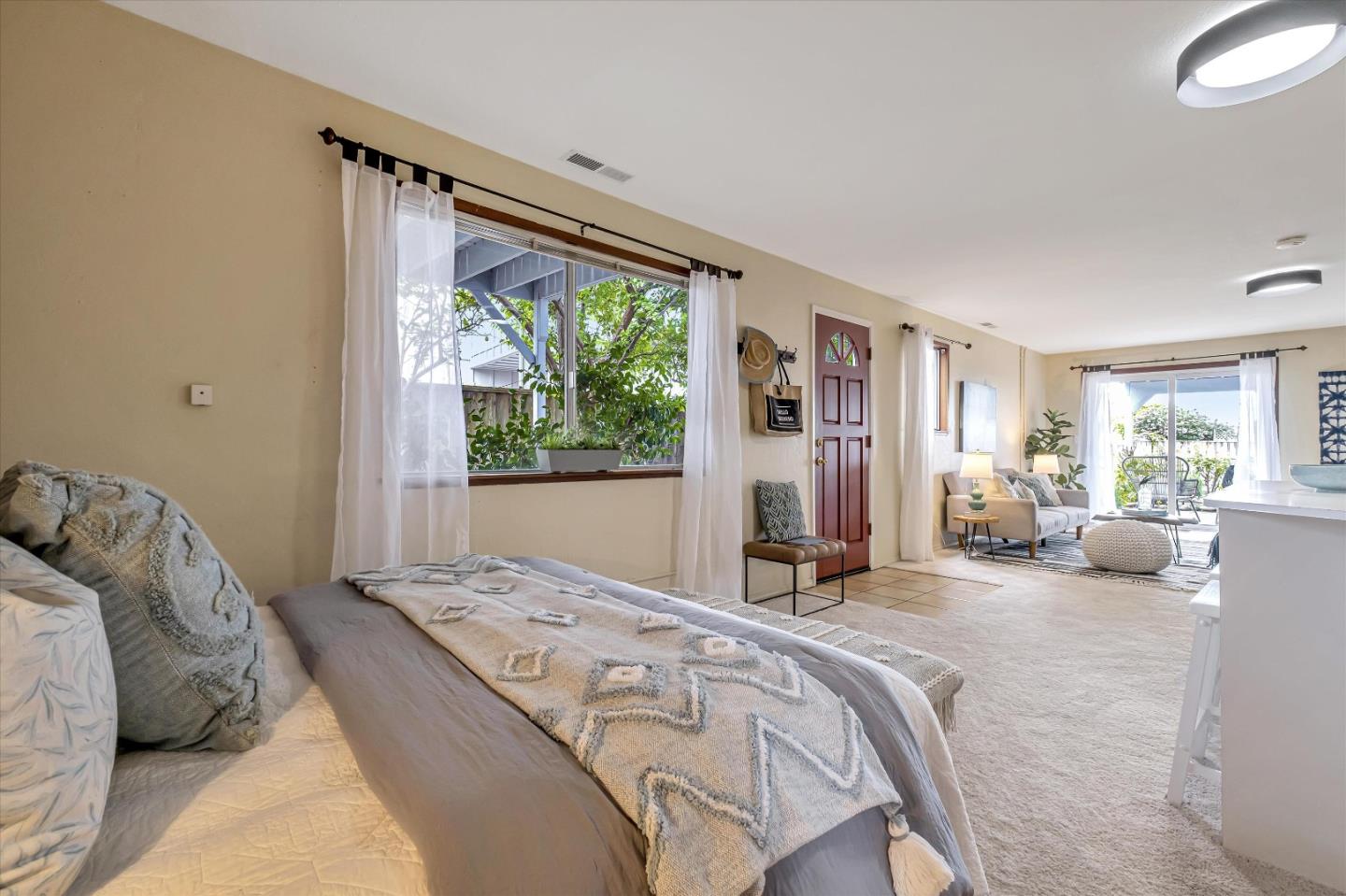 722 Seacliff Drive Aptos, CA 95003 - Photo 42 of 51 a bed sitting in a spacious bedroom next to a window