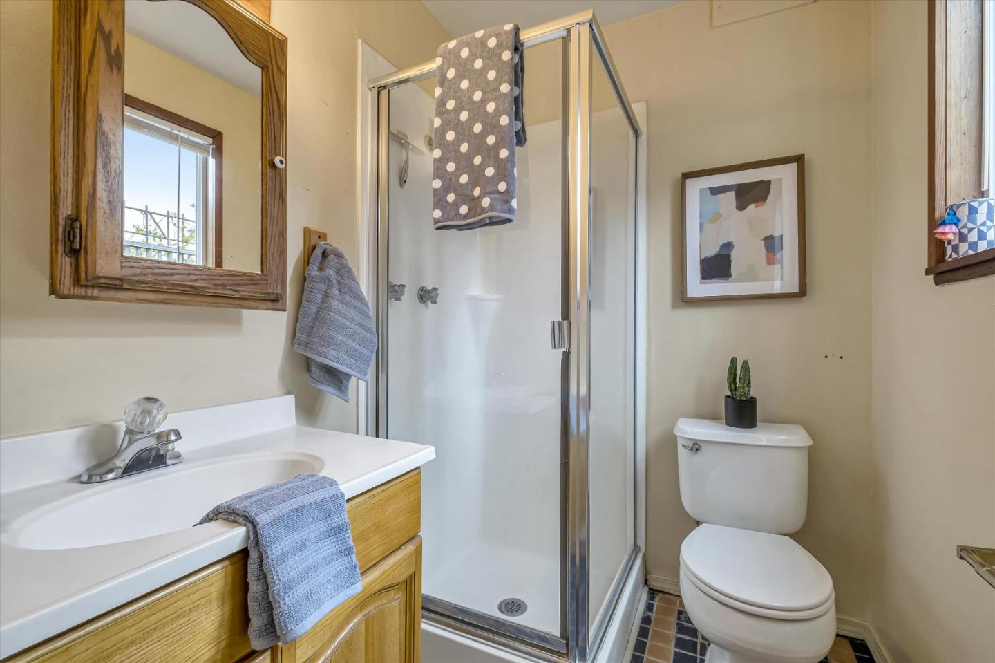 722 Seacliff Drive Aptos, CA 95003 - Photo 43 of 51 a bathroom with a sink a toilet and a mirror