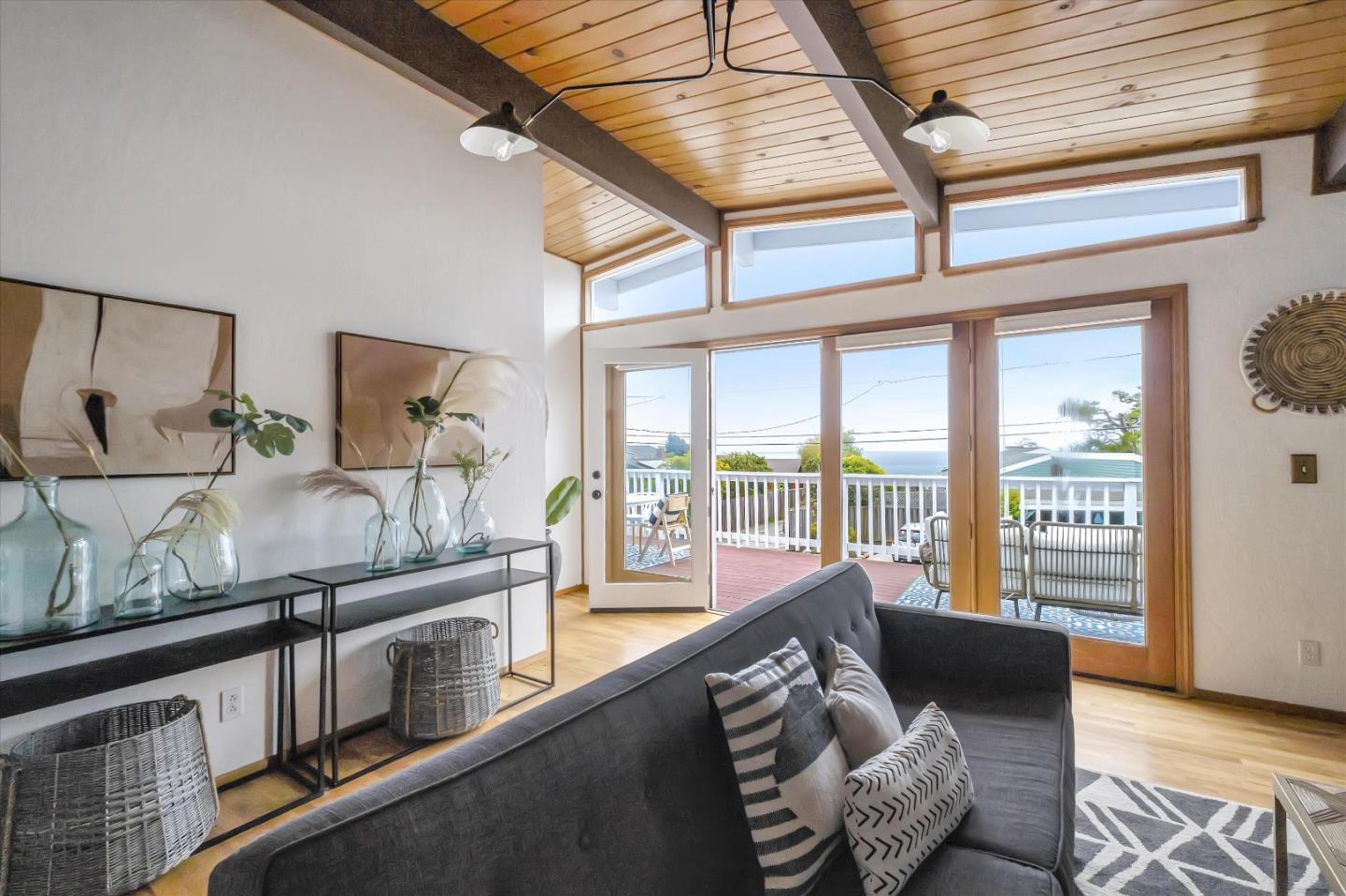 722 Seacliff Drive Aptos, CA 95003 - Photo 6 of 51 a living room with furniture and a floor to ceiling window