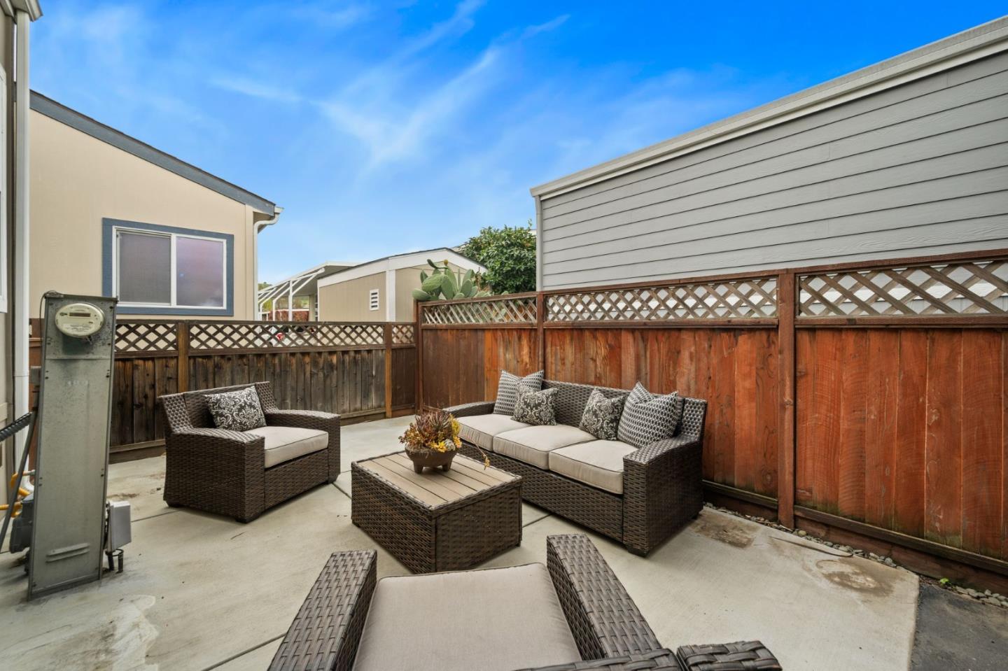 6130 Monterey Road, Unit 189 San Jose, CA 95138 - Photo 27 of 42 a outdoor living space with furniture and a rug