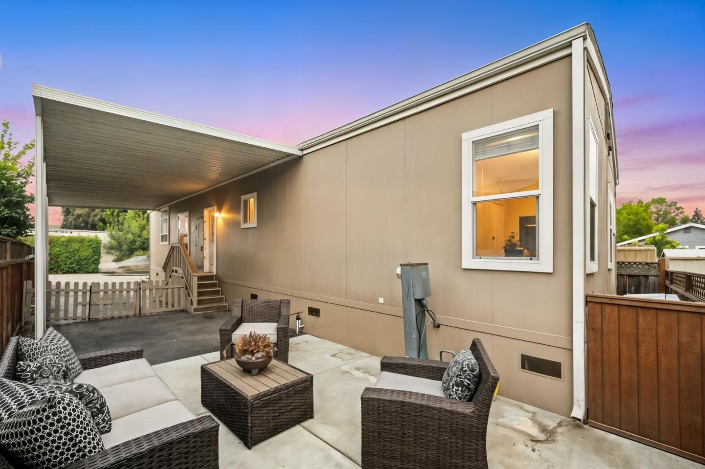 6130 Monterey Road, Unit 189 San Jose, CA 95138 - Photo 41 of 42 a outdoor living space with patio furniture and garden
