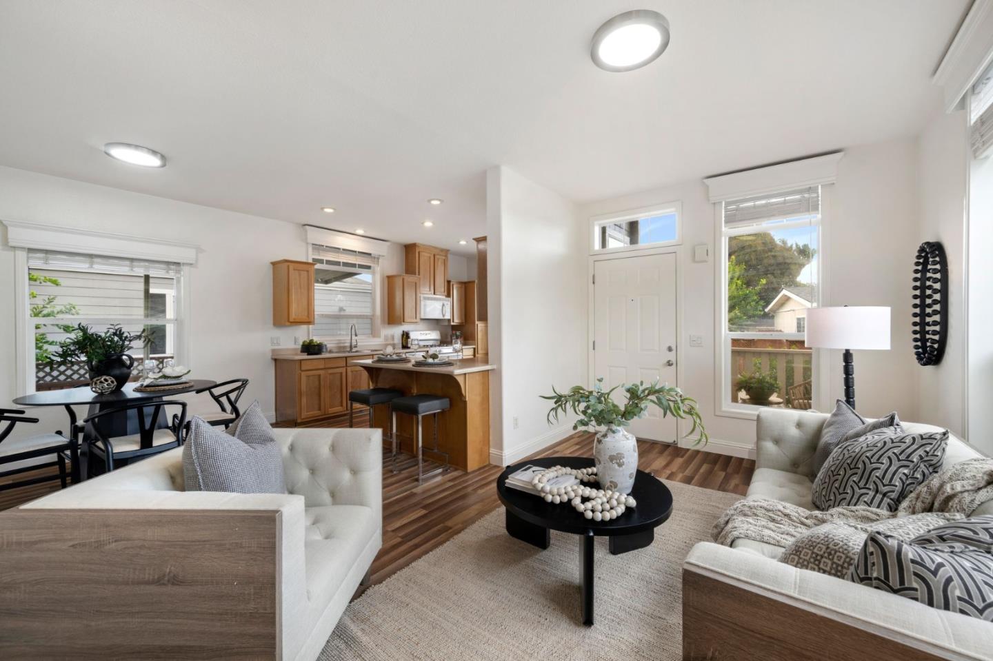 6130 Monterey Road, Unit 189 San Jose, CA 95138 - Photo 8 of 42 a living room with furniture kitchen view and a table