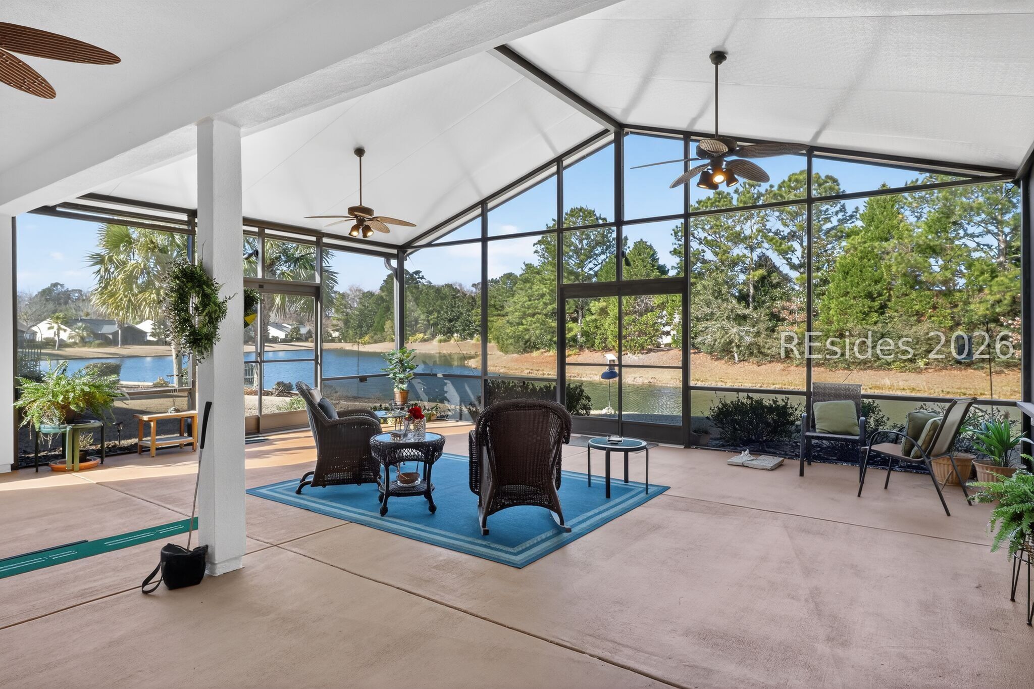 16 Vespers Way Bluffton, SC 29909 - Photo 33 of 33 Enjoy your covered lanai with Lagoon vies.