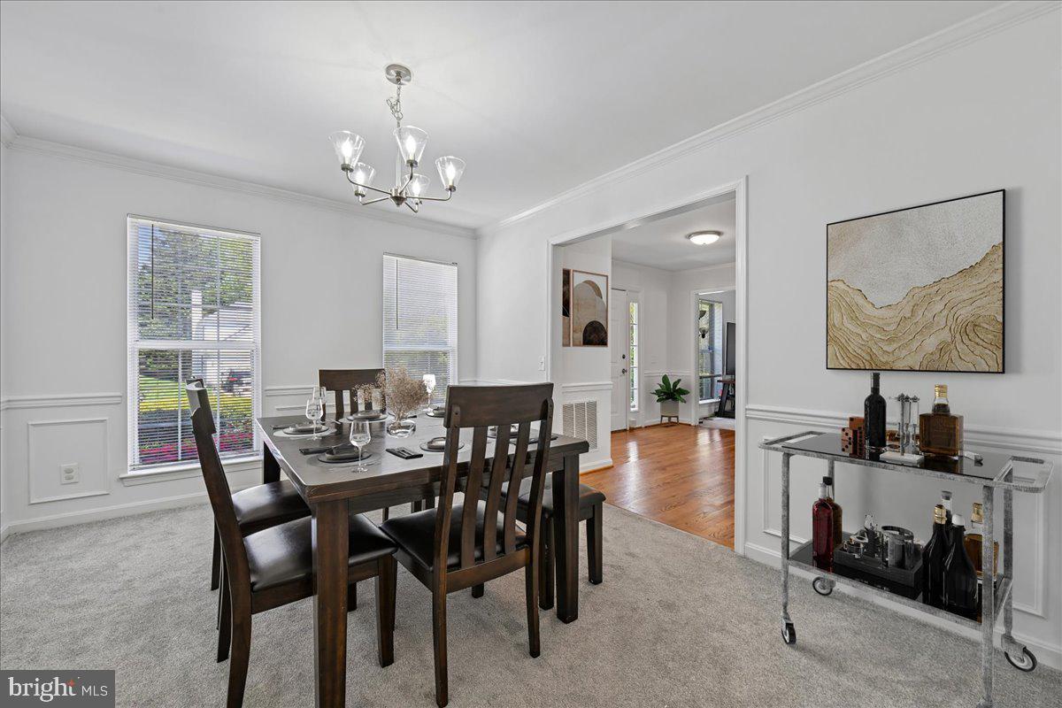 903 Brook Street Accokeek, MD 20607 - Photo 23 of 57 Formal Dining Room with Classic Wainscoting