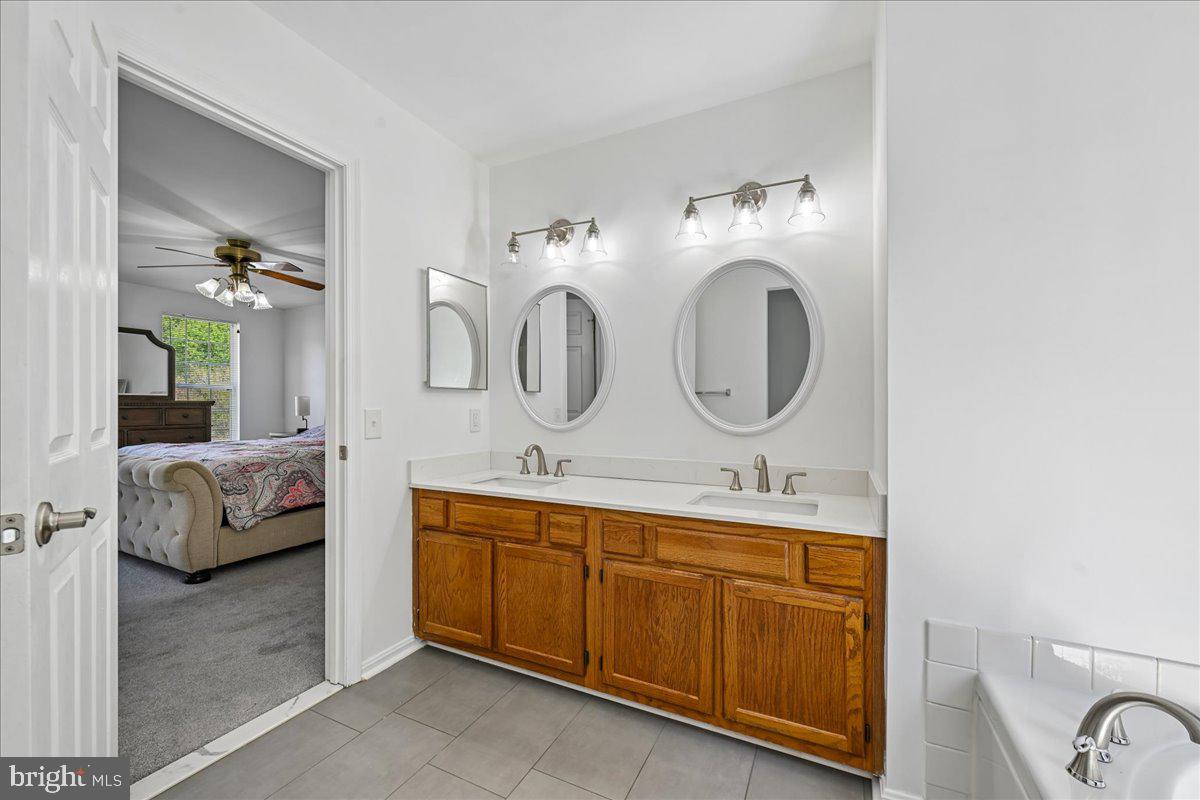 903 Brook Street Accokeek, MD 20607 - Photo 32 of 57 Primary Bath with Quartz Counter Double Vanity