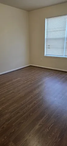 a view of wooden fence