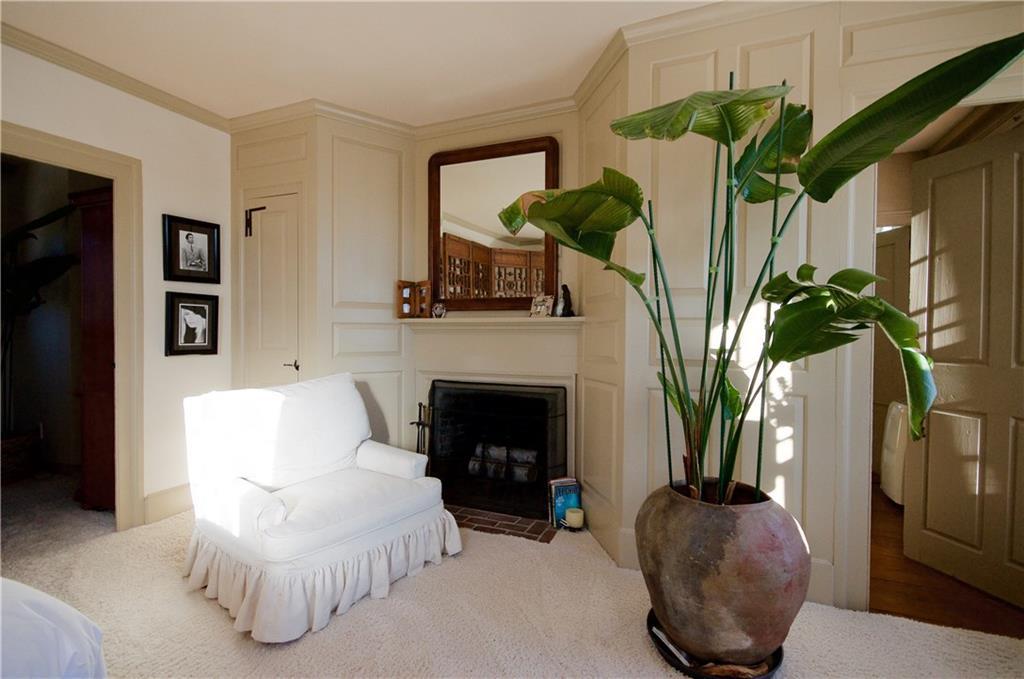 311 Oyster River Road Warren, ME 04864 - Photo 17 of 35 Master bedroom fireplace. Door to...