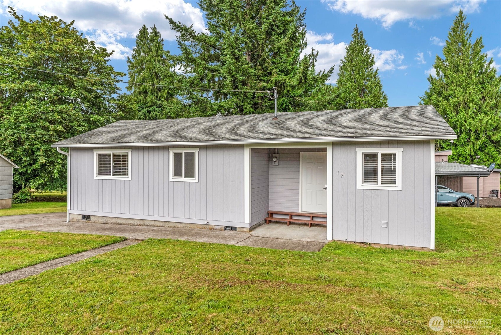 175 Jacobson Road Cathlamet, WA 98612 - Photo 12 of 32 a view of a house with a backyard