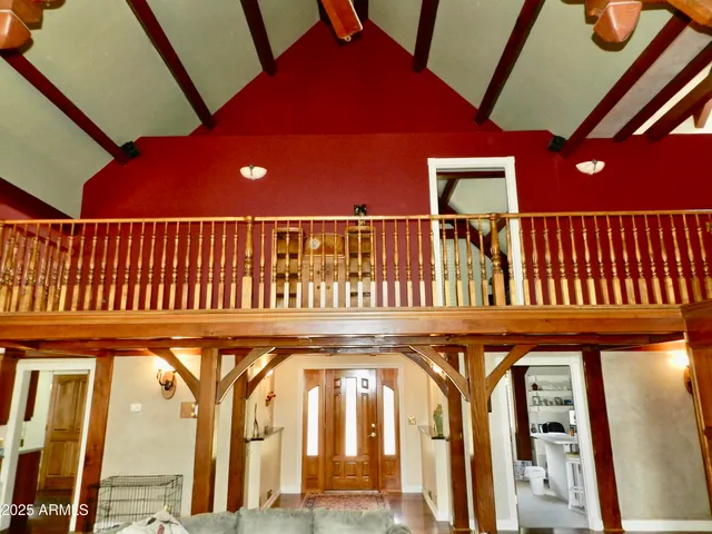 a picture of a living room with a rug