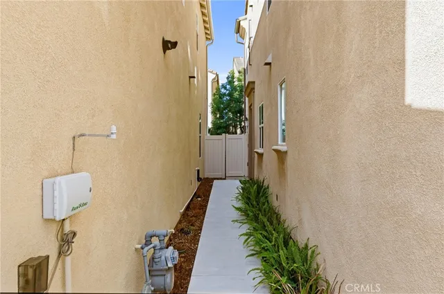 a entryway with furniture