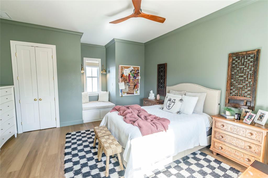 1061 Tradewinds Road Nocona, TX 76255 - Photo 24 of 40 a bedroom with a bed and a walk in closet