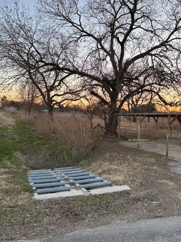 a view of outdoor space with garden