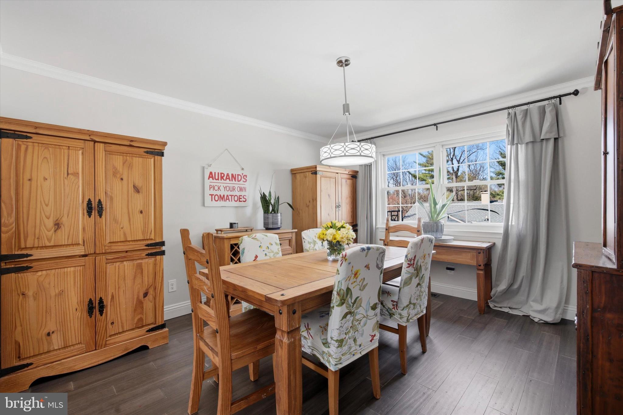 1 Country Village Way Media, PA 19063 - Photo 22 of 50 a view of a dining room with furniture window and wooden floor