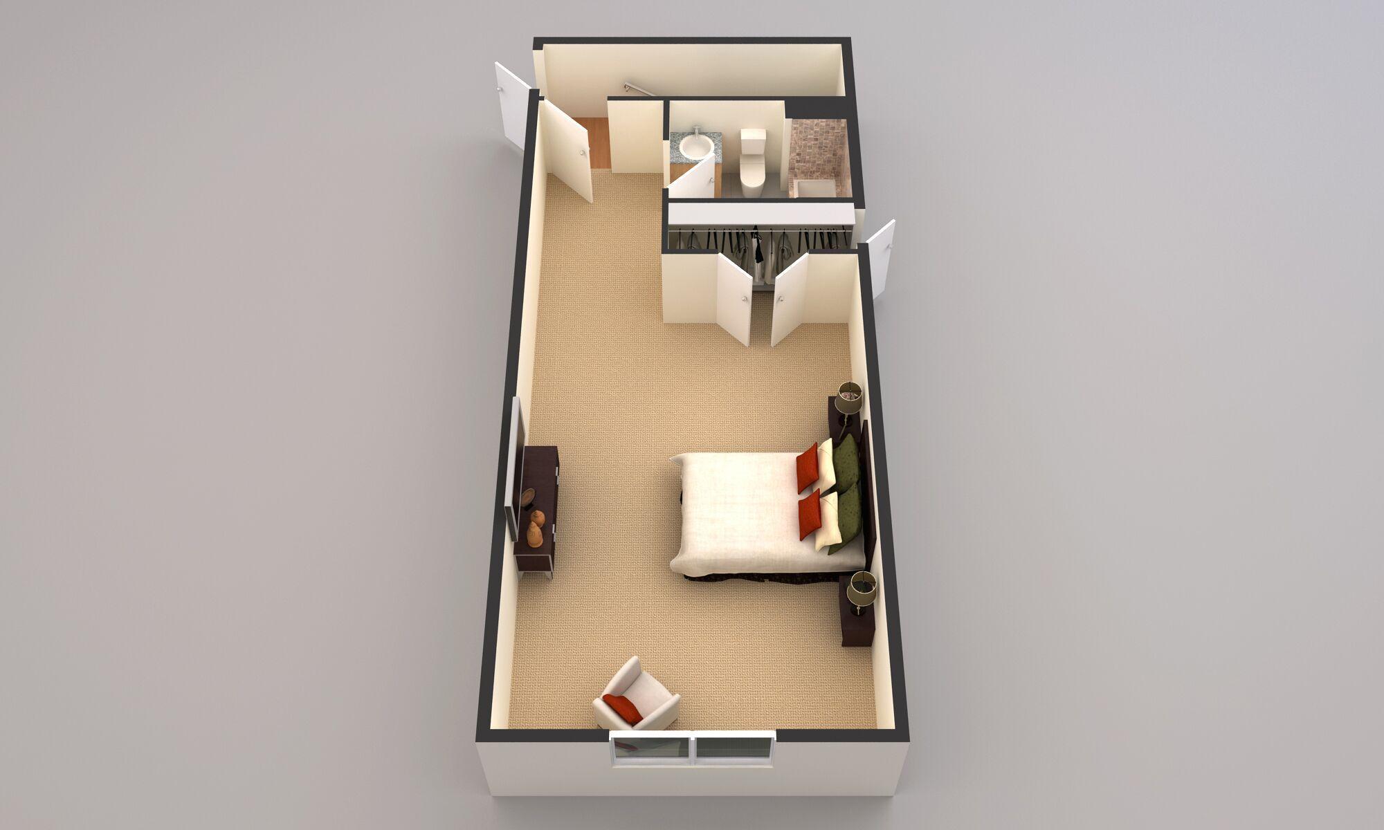 1565 Buttonwood Loop, Unit 55 Chattanooga, TN 37421 - Photo 27 of 27 Lexington Bed 4 with Bath Rendering