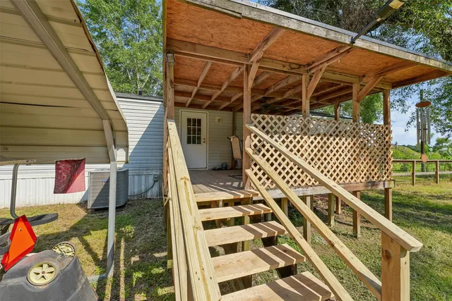 a childrens park with lots of swings and slides