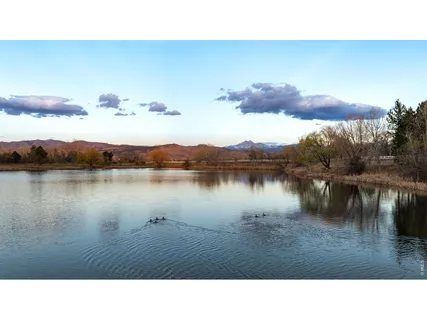 a black and white photo of a lake