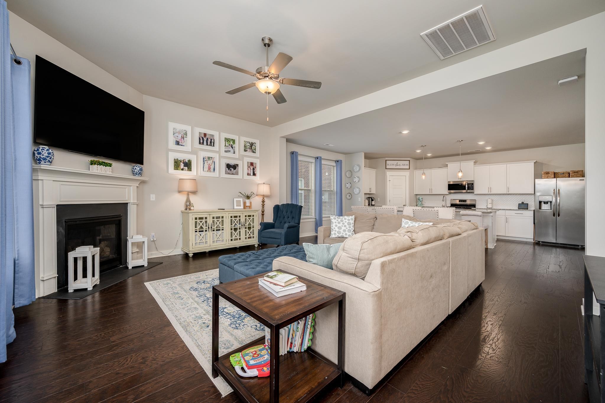 3130 Rift Lane Murfreesboro, TN 37130 - Photo 5 of 31 a living room with furniture fireplace and flat screen tv