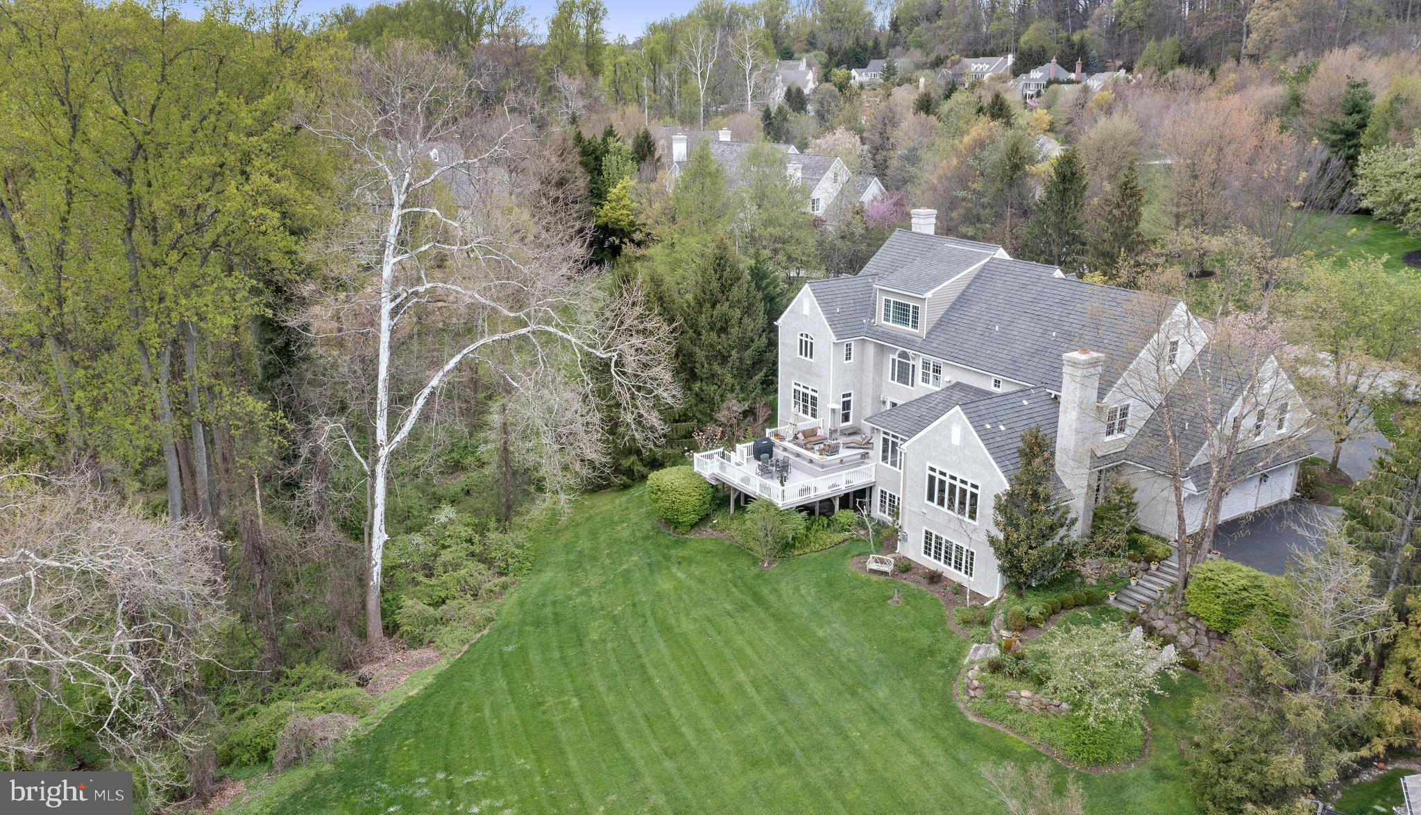 113 Brooke Farm Road Wayne, PA 19087 - Photo 56 of 58 Sweeping rear lawn with level space for recreation