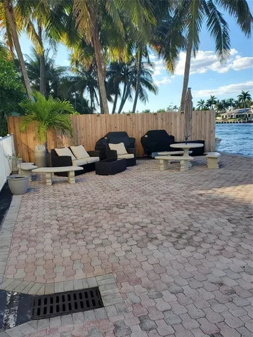 a view of a wrought iron gate