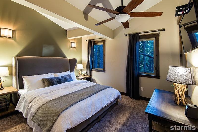 3739 Saddle Road South Lake Tahoe, CA 96150 - Photo 13 of 25 a bedroom with bed and wooden floor