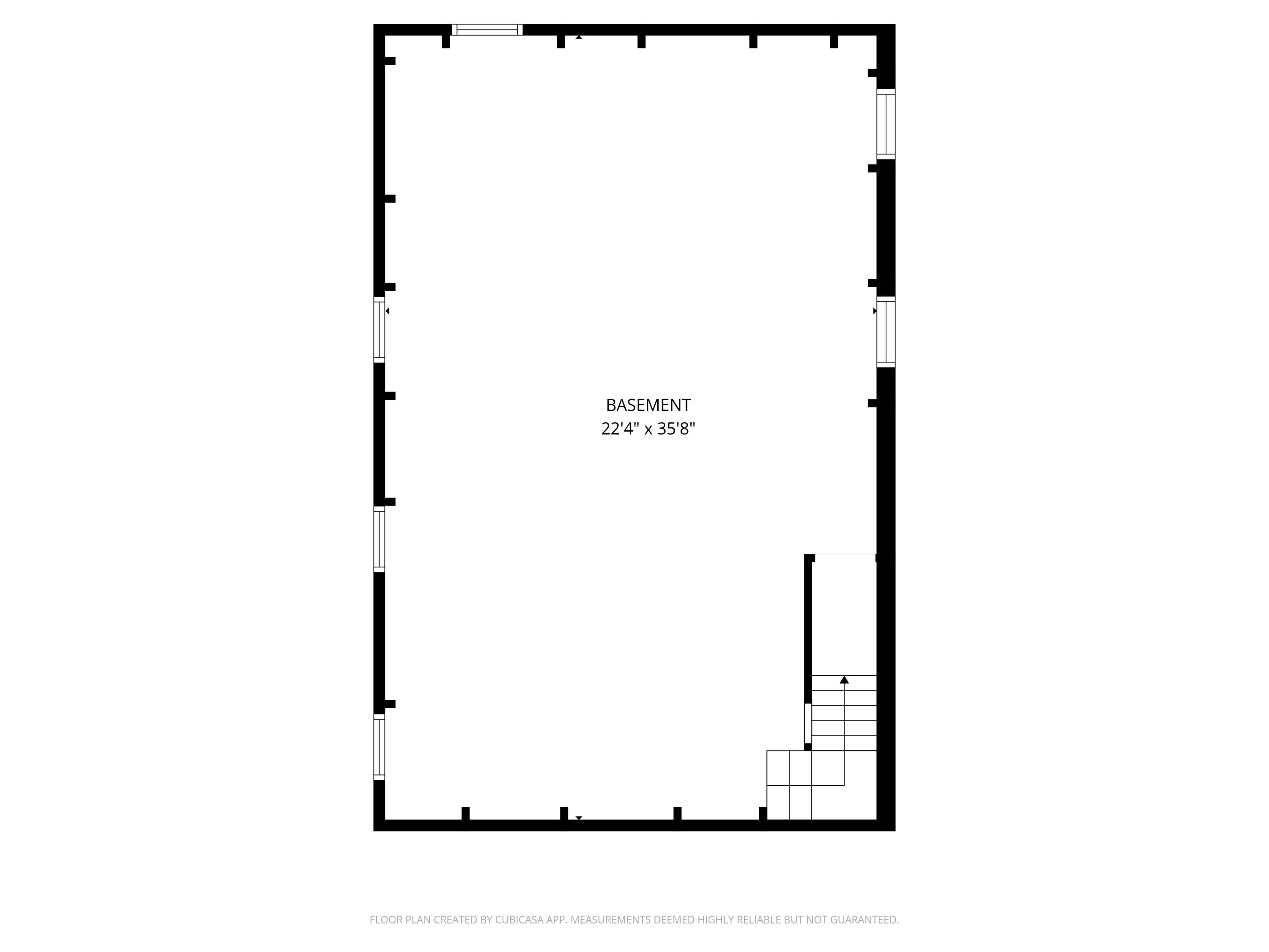 20532 Lesure Street Detroit, MI 48235 - Photo 20 of 20 Basememt floor plan