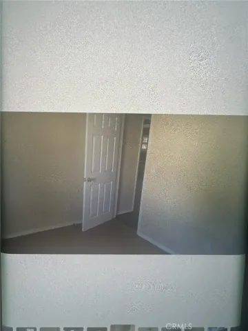 close view of an empty room