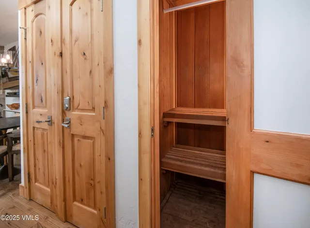 a view of walk in closet