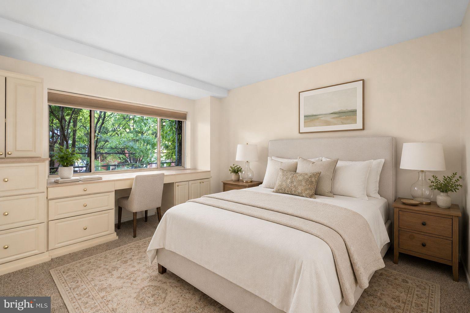 7981 Eastern Avenue Northwest, Unit 219 Silver Spring, MD 20910 - Photo 20 of 45 Virtually staged 2nd bedroom