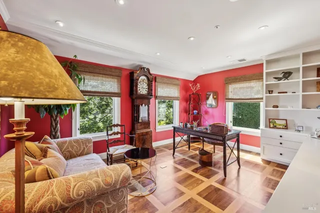 a view of city and ocean