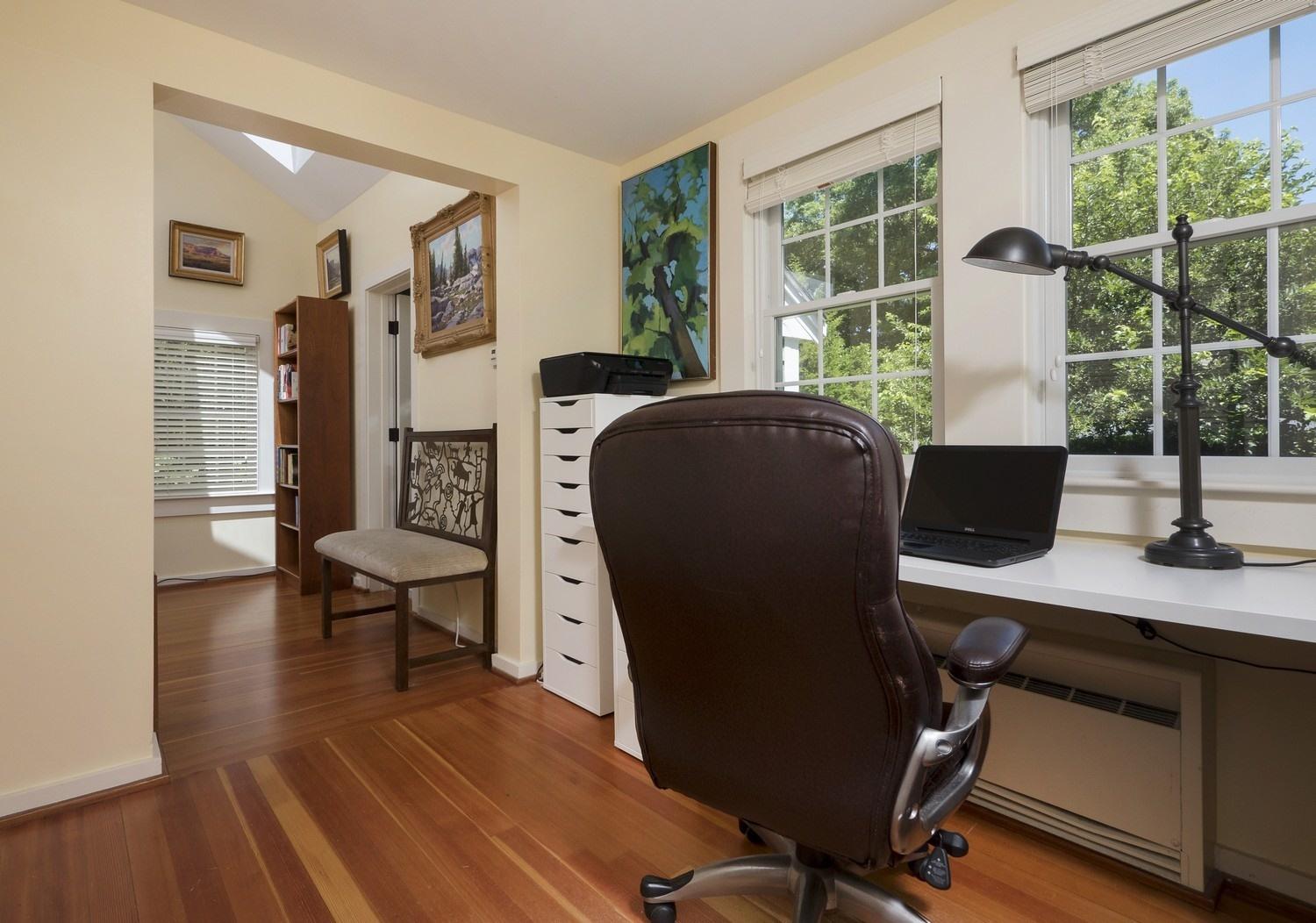 45 Gibson Road Orleans, MA 02653 - Photo 16 of 28 a view of a workspace with furniture and a window