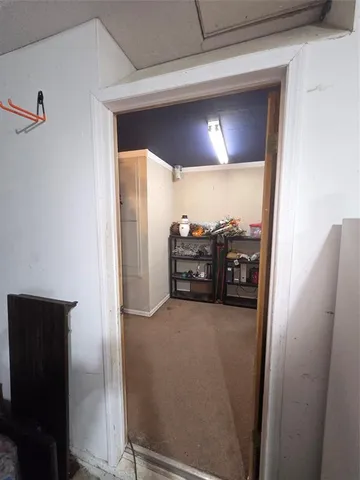 a view of room with walk in closet