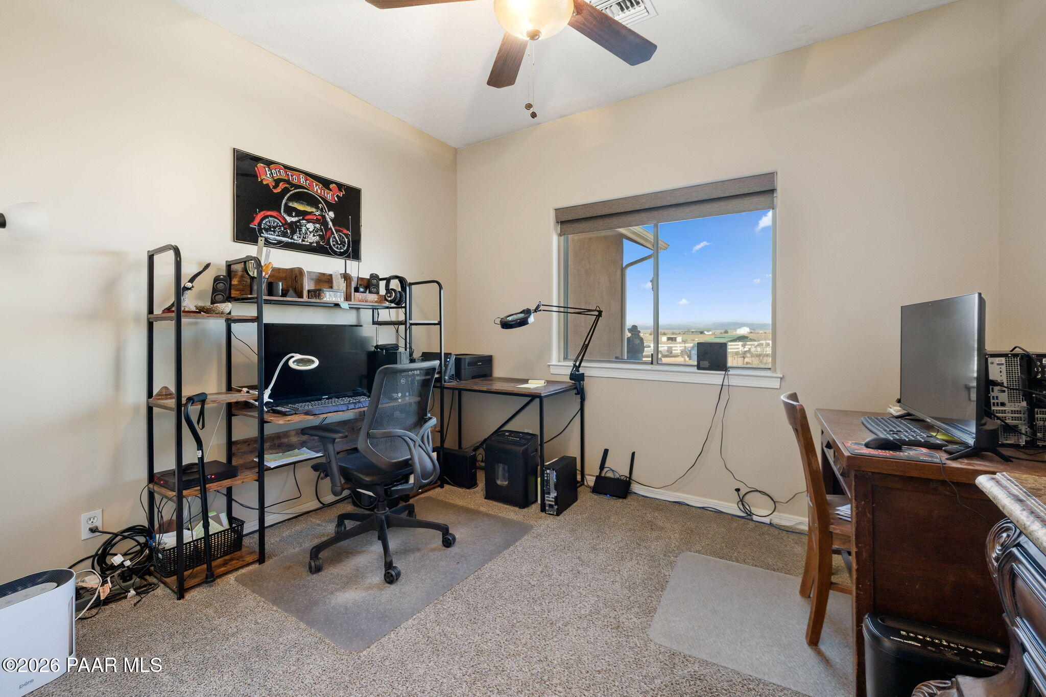 26455 North Bull Snake Road Paulden, AZ 86334 - Photo 19 of 40 a view of a workspace with furniture