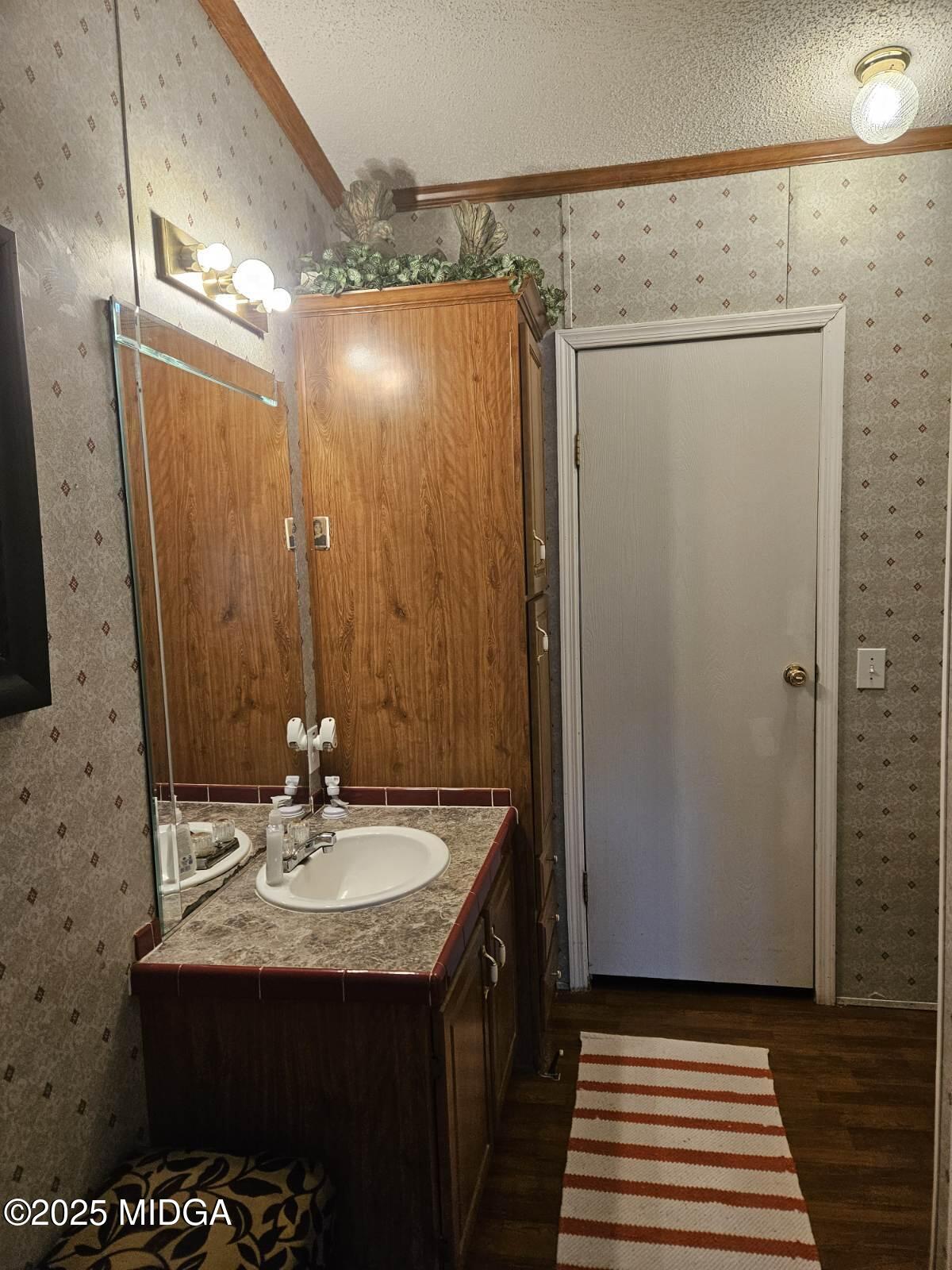 163 Spring Valley Drive Byron, GA 31008 - Photo 26 of 62 a bathroom with a sink and a mirror