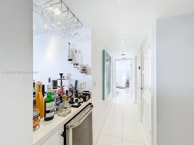 a bedroom with a bed and a closet