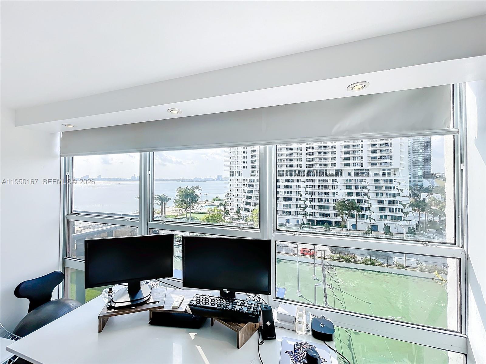 600 Northeast 36th Street, Unit 703 Miami, FL 33137 - Photo 26 of 48 a view of a workspace with a window
