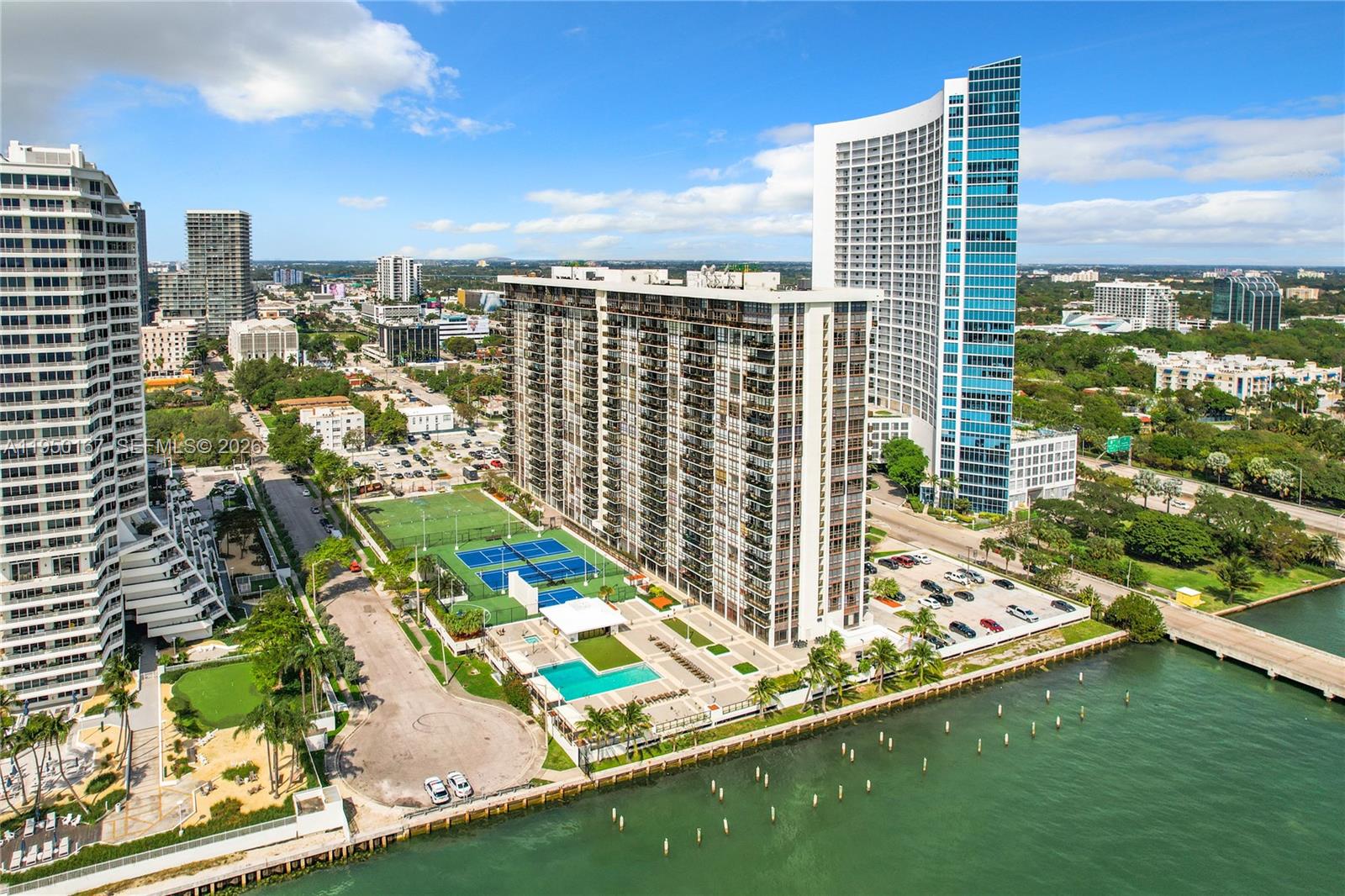 600 Northeast 36th Street, Unit 703 Miami, FL 33137 - Photo 43 of 48 a view of a city with tall buildings
