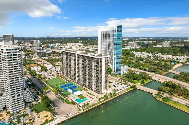 a view of city from balcony